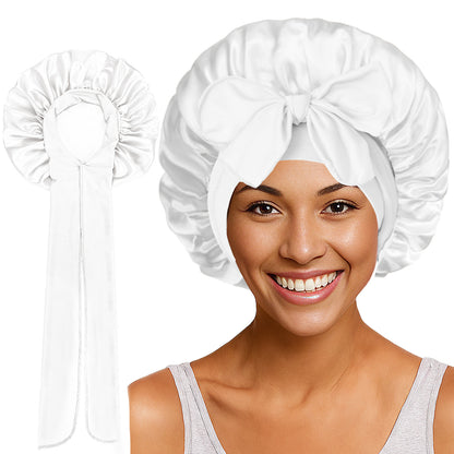 Bonnet de nuit élastique à nœuds