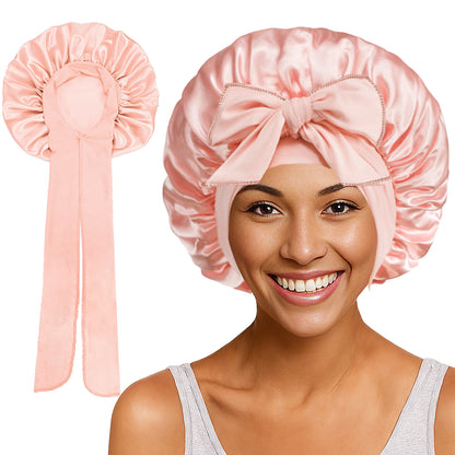 Bonnet de nuit élastique à nœuds