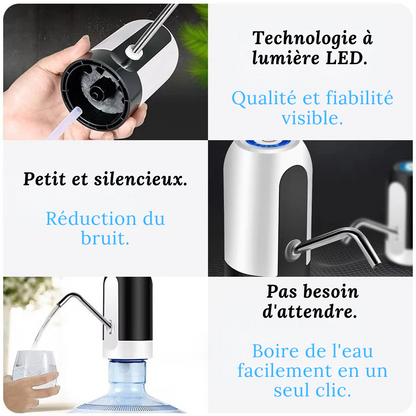Distributeur d'eau, breuvage