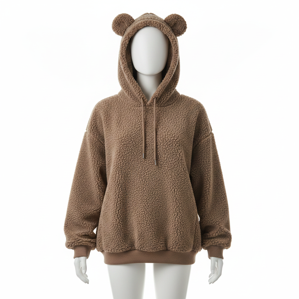 Sweat-shirt en peluche