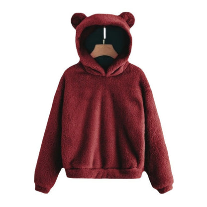 Sweat-shirt en peluche