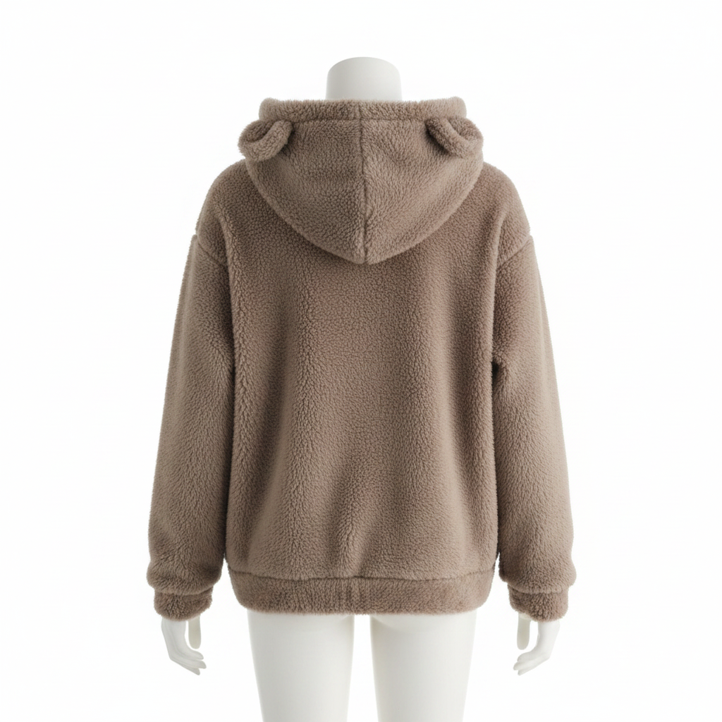 Sweat-shirt en peluche