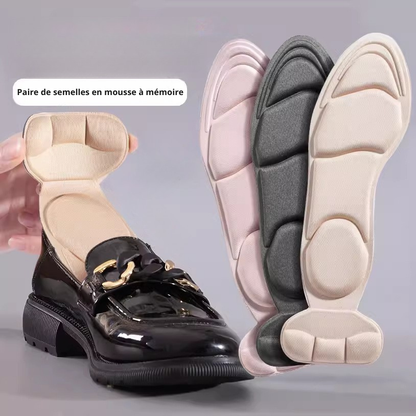 Paire de semelles intérieures en mousse chaussures, talons.