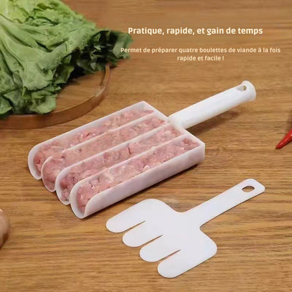 Outil à confection de boulettes